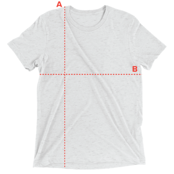 Short sleeve Tri-Blend T-shirt