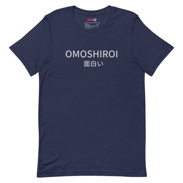 Japanese text omoshiroi Unisex t-shirt